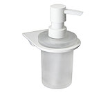 Дозатор для жидкого мыла стеклянный Wasser Kraft Kammel K-8399WHITE, фото 3