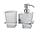 Дозатор для жидкого мыла и стакан Wasser Kraft Leine К-5089, фото 2