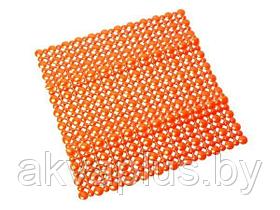 Коврик противоскользящий для ванны 53x53 см Bolle orange WESS