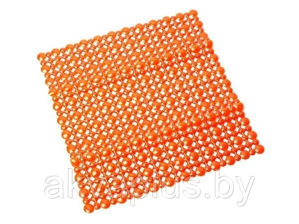 Коврик противоскользящий для ванны 53x53 см Bolle orange WESS - фото 1 - id-p66827339