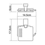 Держатель для туалетной бумаги Wasserkraft Leine K-5025White, фото 2