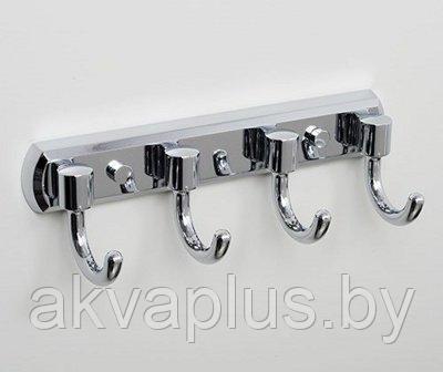 ODER Wasser Kraft Кронштейн настенный 4 крючка хром K-3074