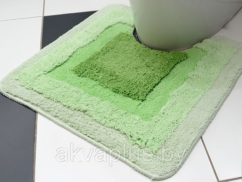 Коврик BELORR для туалета 50х50 зеленый AK18-52 - фото 1 - id-p49456716
