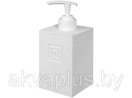 Дозатор жидкого мыла Bisk 10010 MEANDER белый - фото 1 - id-p65898236