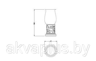 Стакан керамика на стол CARVING (7065013) - фото 3 - id-p66697555
