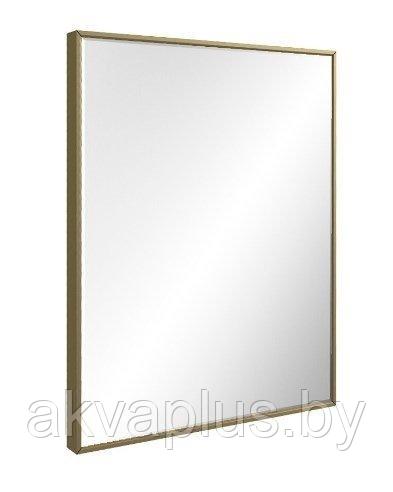 Зеркало D15 80x50 в рамке бронзового цвета с полкой