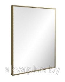 Зеркало D15 70x70 в рамке бронзового цвета со светильником