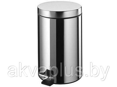 Ведро 12 л с педалью нержавеющая сталь