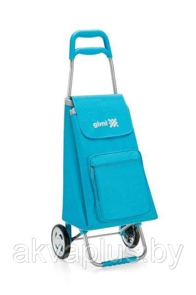 Сумка-тележка на колесах Gimi Argo голубая