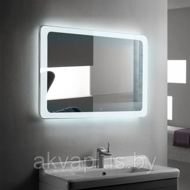 Зеркало Алмаз-Люкс ЗП-28 80х60 с LED-подсветкой - фото 2 - id-p66827053
