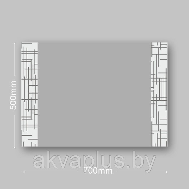 Зеркало Алмаз-Люкс 50*70 с подсветкой ЗП-18 - фото 2 - id-p49455949