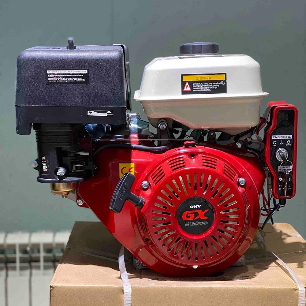 Двигатель GX 420se (вал 25мм под шлиц) электростарт 16 л.с - фото 5 - id-p93134082
