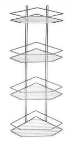 Полка в ванную угловая 4-ярусная 4893-4