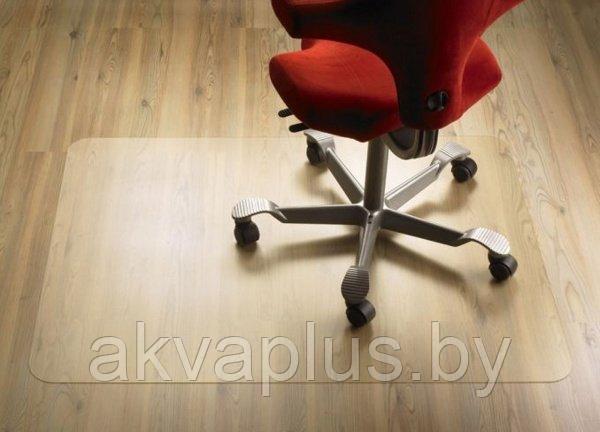 Коврик защитный для пола под стул 90*120 см шагрень из поликарбоната (31.80912) - фото 2 - id-p49456893