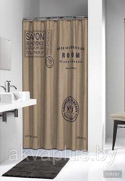Шторка для ванной комнаты 180*200 Savon De Provence Linen, Нидерланды - фото 1 - id-p141280624