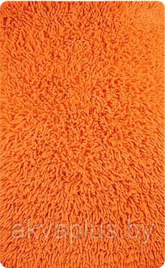 Коврик для ванной "макароны" 1 предмет 60*90 см (цвет оранжевый)