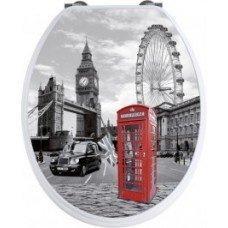 Сиденье унитаза МДФ с рисунком P-7274