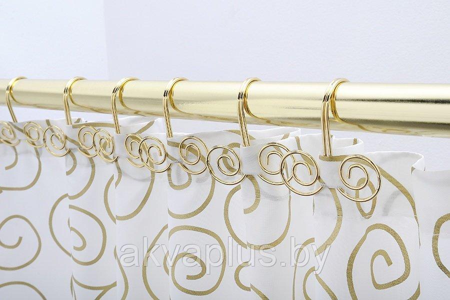 Кольца для шторы в ванную Capriccio золото - фото 1 - id-p49457582