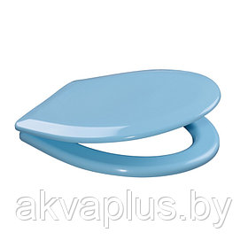 Сиденье для унитаза Bisk Lilia голубой цвет
