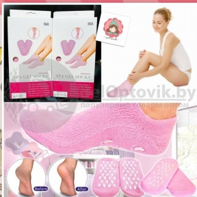 Гелевые носки увлажняющие Spa Gel Socks Moisturizing Уценка (без коробки, упаковка пакет)