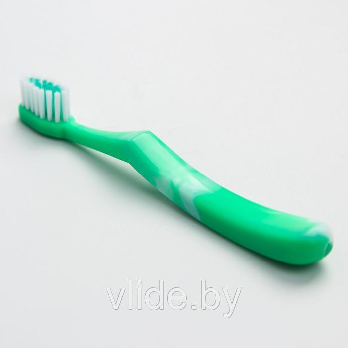 Зубная щётка детская, от 18 мес., цвет зелёный - фото 2 - id-p141291427