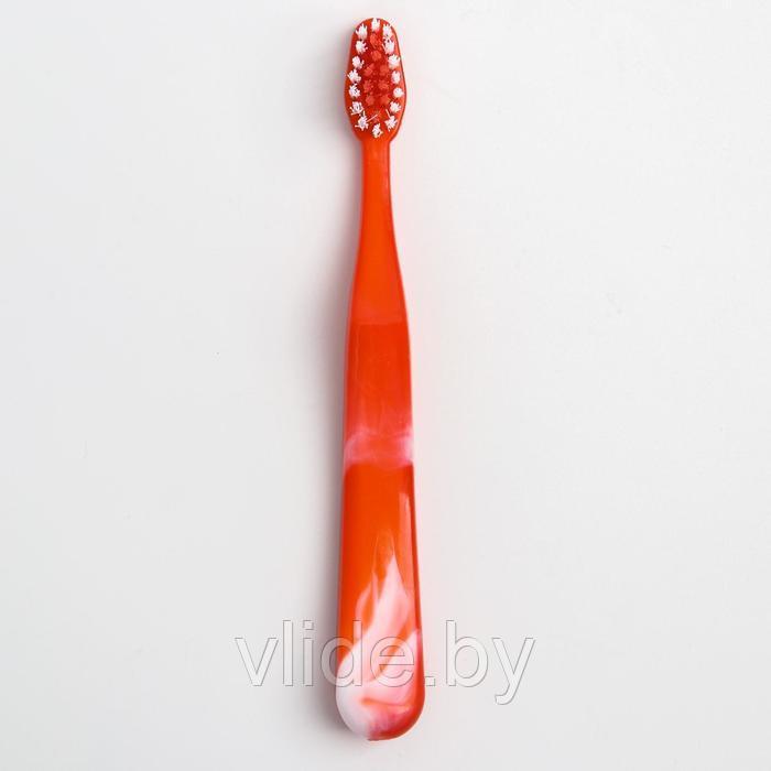 Зубная щётка детская, от 18 мес., цвет красный - фото 1 - id-p141291428