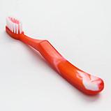 Зубная щётка детская, от 18 мес., цвет красный, фото 2