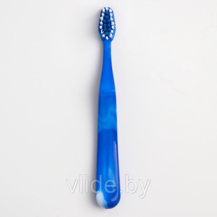 Зубная щётка детская, от 18 мес., цвет синий - фото 1 - id-p141291429