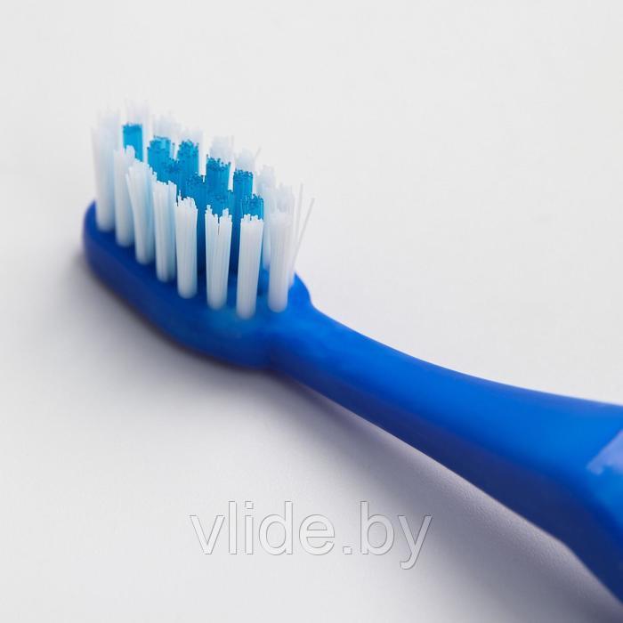 Зубная щётка детская, от 18 мес., цвет синий - фото 3 - id-p141291429