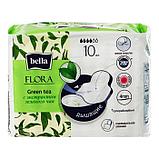 Прокладки женские гигиенические bella FLORA Green tea с экстрактом зеленого чая 10 шт. 5181056, фото 2