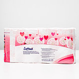 Туалетная бумага Soffione Decoro Pink, 2 слоя, 8 рулонов, фото 3