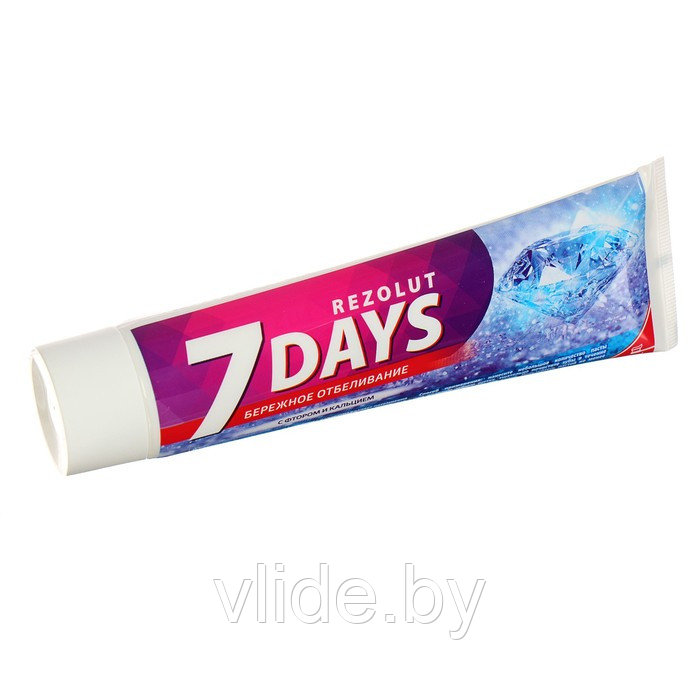 Зубная паста 7 days "Бережное отбеливание", 100 мл 3726206 - фото 2 - id-p141291487