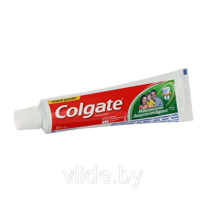 Зубная паста Colgate, максимальная защита от кариеса, двойная мята, 50 мл - фото 2 - id-p141291496