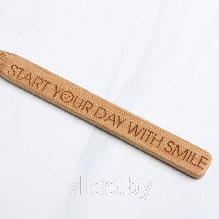 Зубная щетка, бамбук Day with smile, 18 х 2 х 2 см 4021270 - фото 4 - id-p141291500