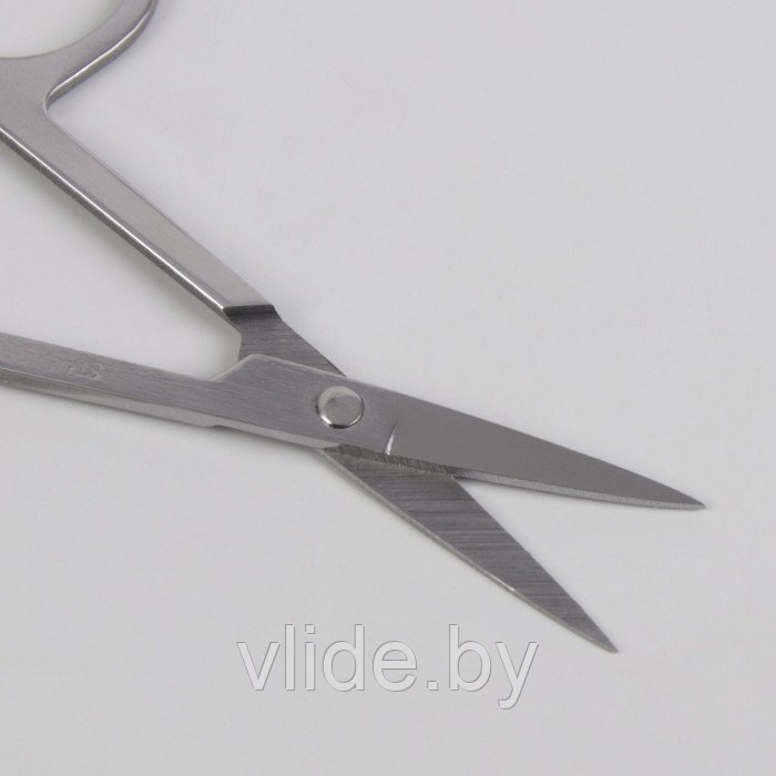 Ножницы маникюрные, прямые, 9 см, цвет серебристый - фото 2 - id-p141291528