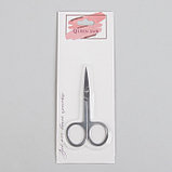 Ножницы маникюрные, прямые, 9 см, цвет серебристый, фото 3