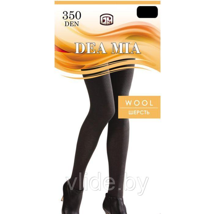 Колготки женские DEA MIA WOOL 350 ден, цвет чёрный, р-р 2