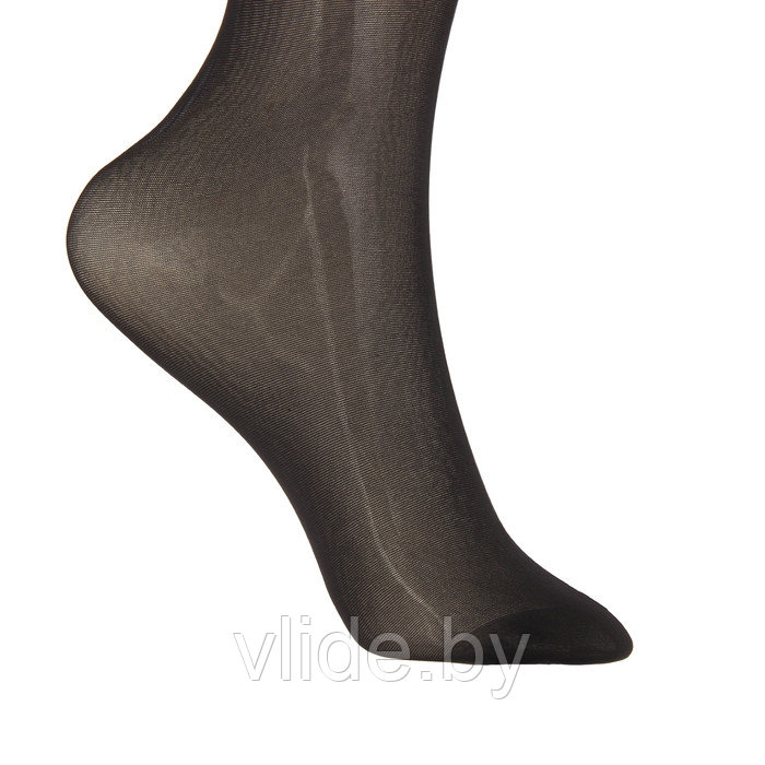 Чулки женские SEGRETO 20 ден, цвет чёрный (nero), размер 1-2 (XS-S) - фото 3 - id-p141291714