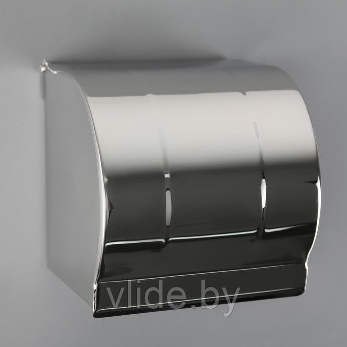 Держатель для туалетной бумаги, без втулки 12×12.5×12 см, цвет хром зеркальный - фото 1 - id-p141295846