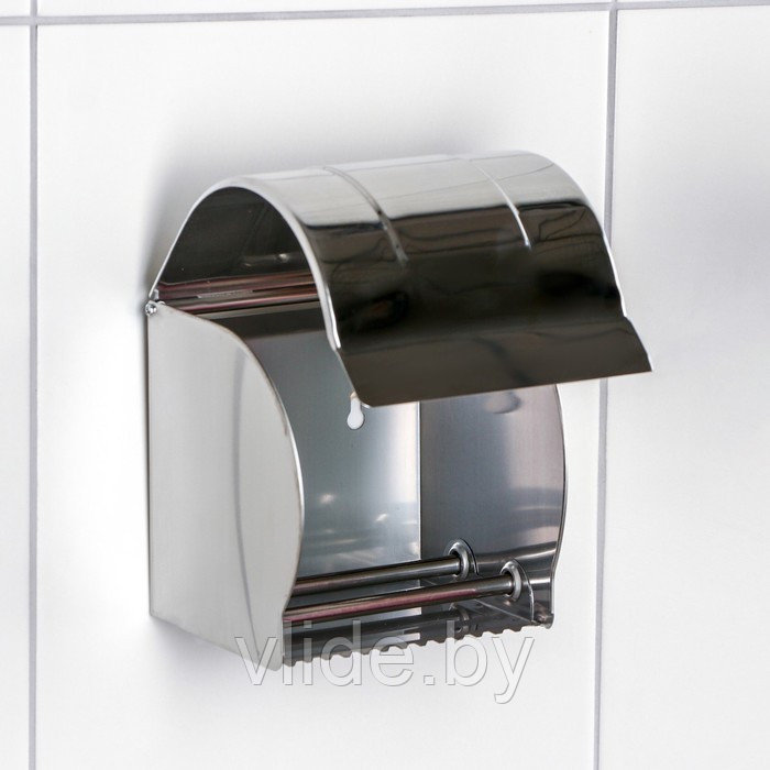 Держатель для туалетной бумаги, нержавеющая сталь - фото 2 - id-p141295847