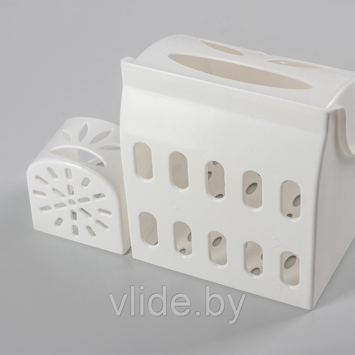 Держатель для туалетной бумаги и освежителя воздуха, цвет МИКС - фото 4 - id-p141295849