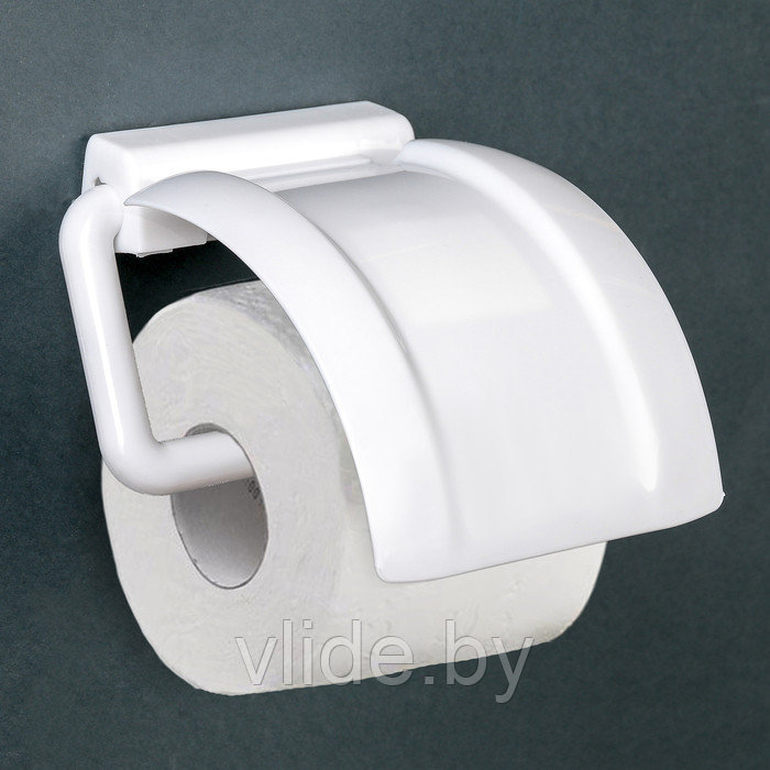 Держатель для туалетной бумаги, цвет белый - фото 1 - id-p141295850