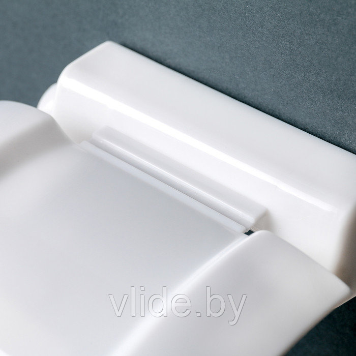 Держатель для туалетной бумаги, цвет белый - фото 3 - id-p141295850