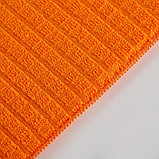 Коврик для сушки посуды 30×40 см, микрофибра, цвет оранжевый, фото 3