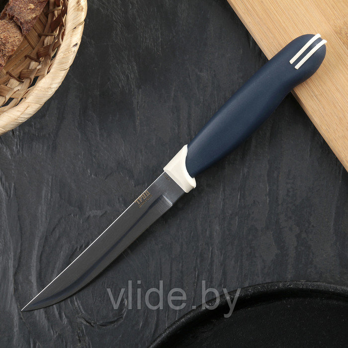 Нож кухонный «Мультиколор» для овощей, лезвие 11 см, с пластмассовой ручкой