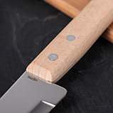 Нож кухонный «Универсал» поварской, лезвие 12,8 см, с деревянной ручкой, фото 3