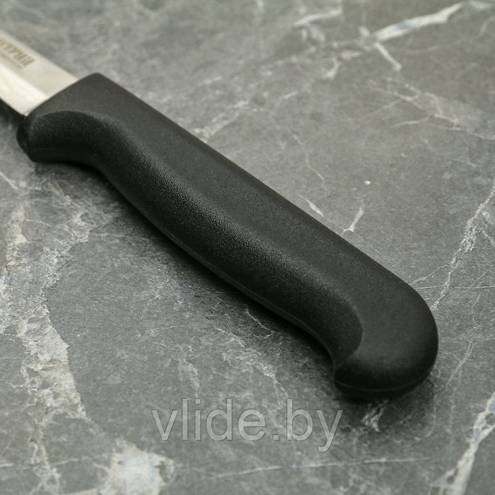 Нож кухонный «Элегант» для овощей, лезвие 11 см, чёрная ручка - фото 2 - id-p141291840