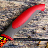 Нож с антиналипающим покрытием "Русский узор", лезвие 12 см, фото 4