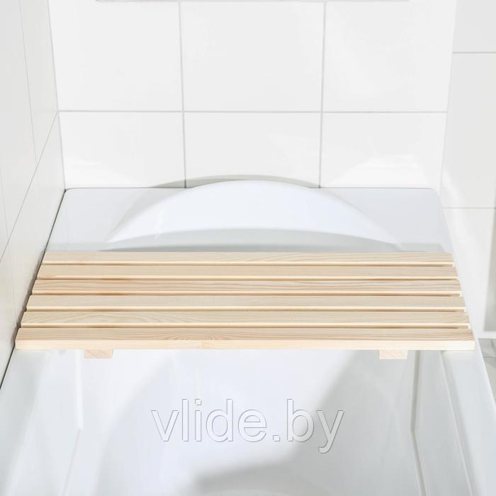 Сиденье в ванну 68×27×3,5 см, цвет бежевый - фото 2 - id-p141295899