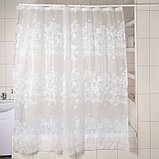 Штора для ванной комнаты «Ажур», 180×180 см, EVA, цвет белый, фото 5